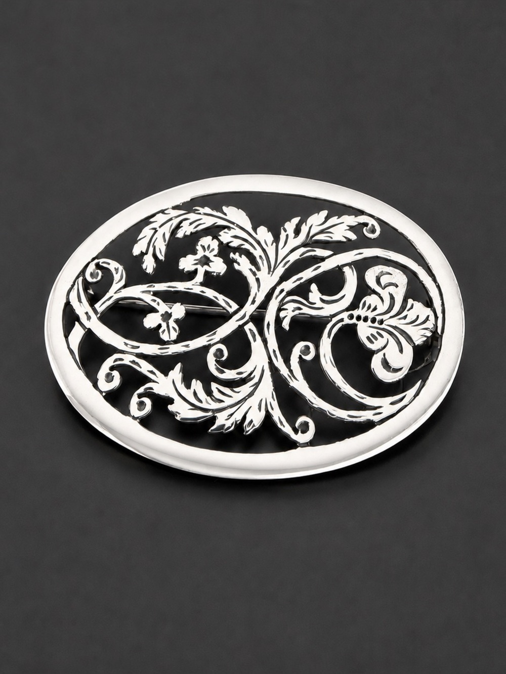 Vintage Retro Sterling Silver 925 Brooch Pin 8.2 Grams